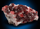 Roselite on Cobalt-rich Calcite from Aghbar Mine, 10 km east of Bou Azzer Mine, Zagora, Dra-Tafilalet, Morocco