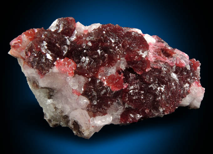 Roselite on Cobalt-rich Calcite from Aghbar Mine, 10 km east of Bou Azzer Mine, Zagora, Dra-Tafilalet, Morocco