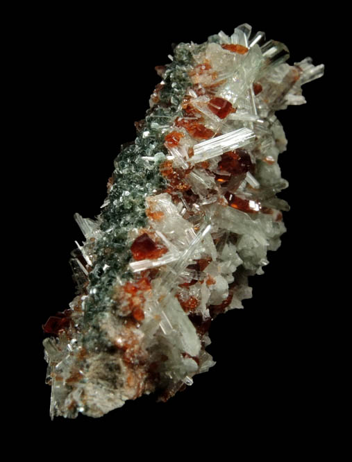 Diopside and Grossular Garnet from Bellecombe, Chtillon, Valle d'Aosta, Italy