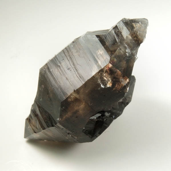 Quartz var. Smoky Quartz (doubly terminated floater) from Mooralla, Victoria, Australia