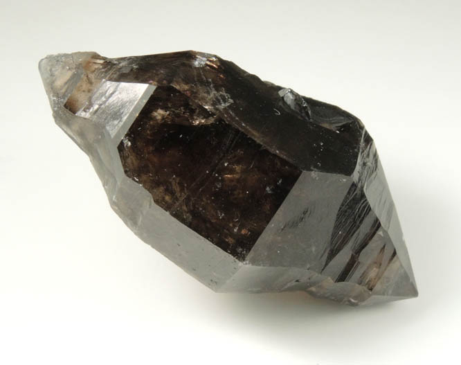 Quartz var. Smoky Quartz (doubly terminated floater) from Mooralla, Victoria, Australia