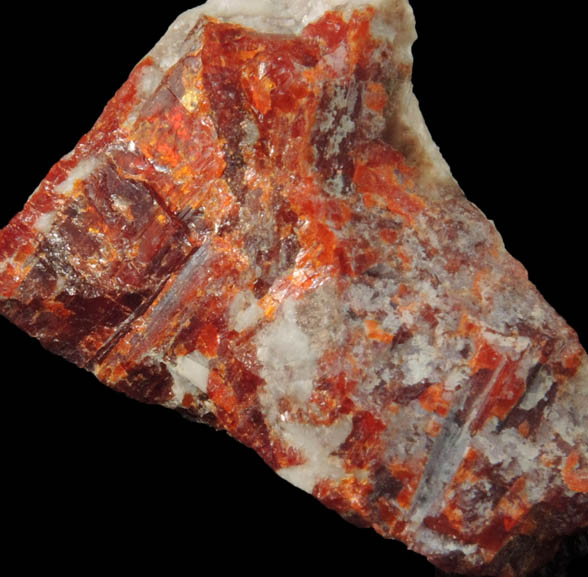 Zincite from Sterling Mine, Ogdensburg, Sterling Hill, Sussex County, New Jersey (Type Locality for Zincite)