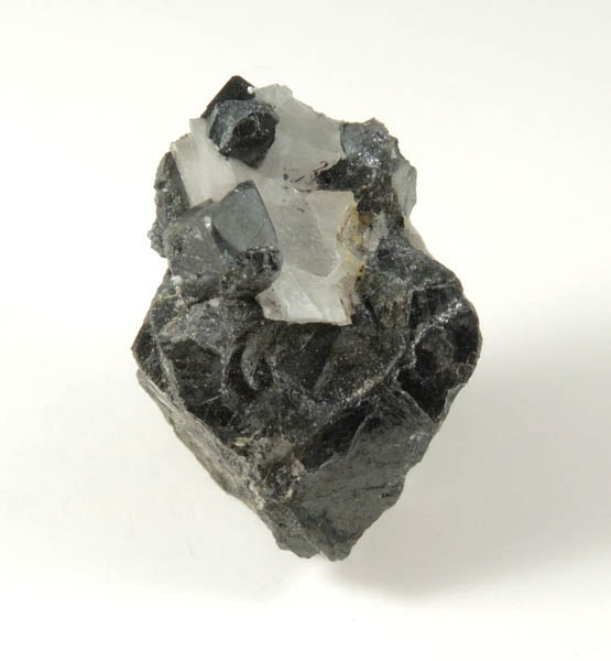 Franklinite with minor Calcite and Willemite from Franklin Mining District, Sussex County, New Jersey (Type Locality for Franklinite)