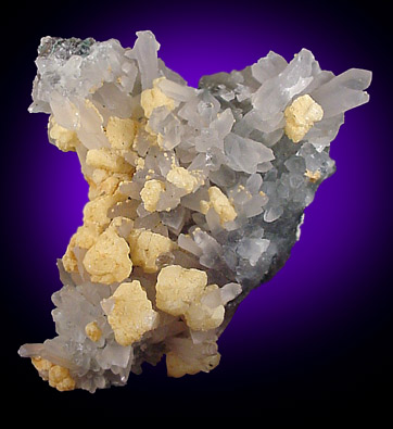 Calcite and Quartz from Rio Grande do Sul, Brazil