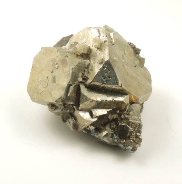 Pyrite with minor Calcite from Millington Quarry, Bernards Township, Somerset County, New Jersey