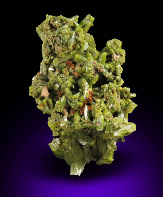 Pyromorphite from Phoenixville, Chester County, Pennsylvania