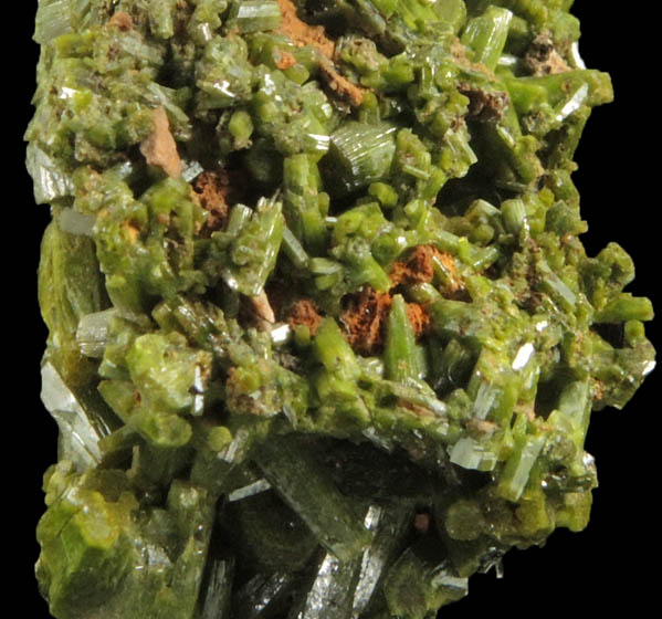 Pyromorphite from Phoenixville, Chester County, Pennsylvania