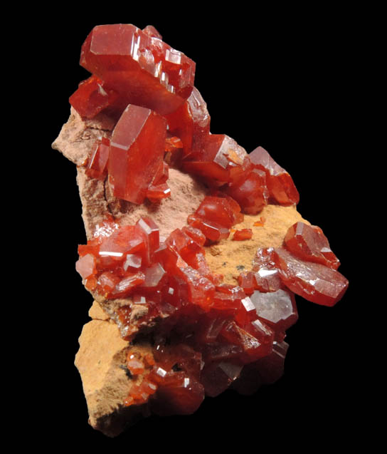 Vanadinite from Mibladen, Haute Moulouya Basin, Zeida-Aouli-Mibladen belt, Midelt Province, Morocco