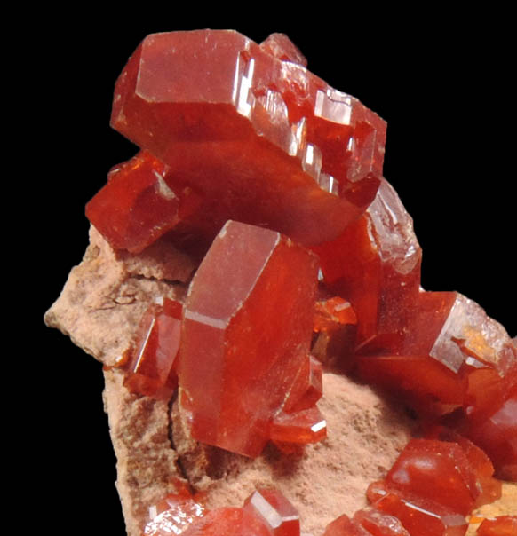 Vanadinite from Mibladen, Haute Moulouya Basin, Zeida-Aouli-Mibladen belt, Midelt Province, Morocco