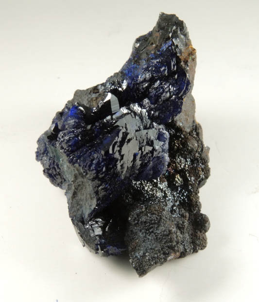 Azurite with Heterogenite from Morenci Mine, 4750' Level, Lone Star Area, Clifton District, Greenlee County, Arizona