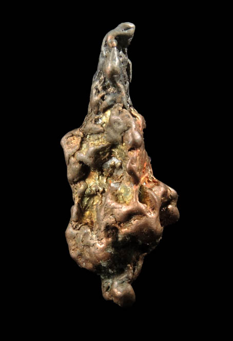 Silver and Copper var. half-breed from Keweenaw Peninsula Copper District, Michigan