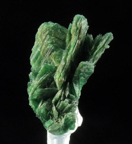 Torbernite from Mine de Margabal, Rodez, Aveyron, Occitanie, France