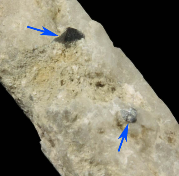 Anatase on Quartz from Poker Hill, Ashton, Cumberland, Providence County, Rhode Island