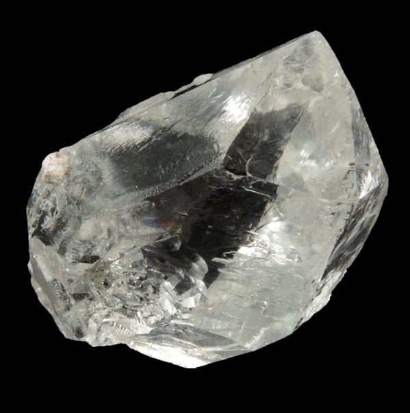 Quartz var. Herkimer Diamond with hydrocarbon inclusions from Ace of Diamonds Mine, Middleville, Herkimer County, New York