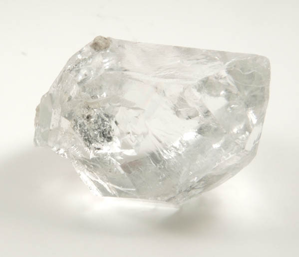 Quartz var. Herkimer Diamond with hydrocarbon inclusions from Ace of Diamonds Mine, Middleville, Herkimer County, New York