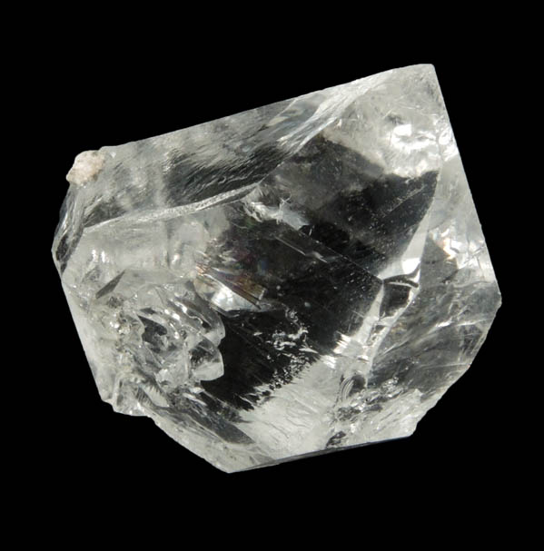 Quartz var. Herkimer Diamond with hydrocarbon inclusions from Ace of Diamonds Mine, Middleville, Herkimer County, New York