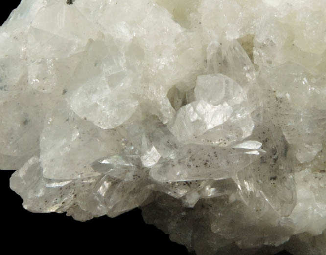 Datolite, Prehnite, Calcite from Prospect Park Quarry, Prospect Park, Passaic County, New Jersey