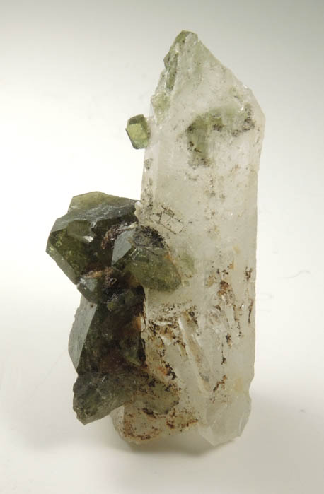 Uvite Tourmaline on Quartz from Brumado District, Serra das guas, Bahia, Brazil