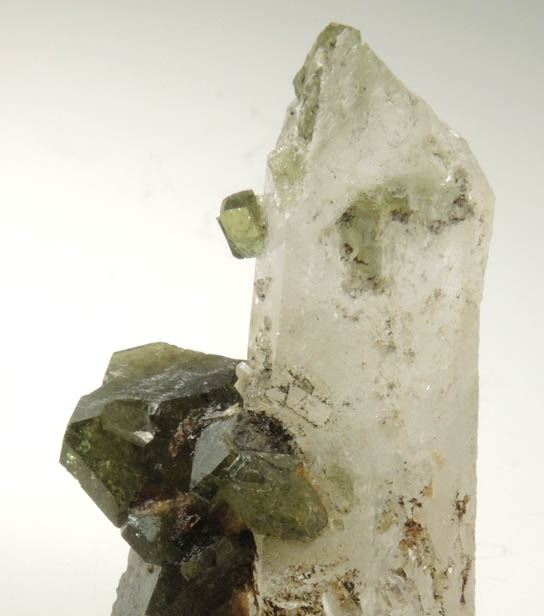 Uvite Tourmaline on Quartz from Brumado District, Serra das guas, Bahia, Brazil