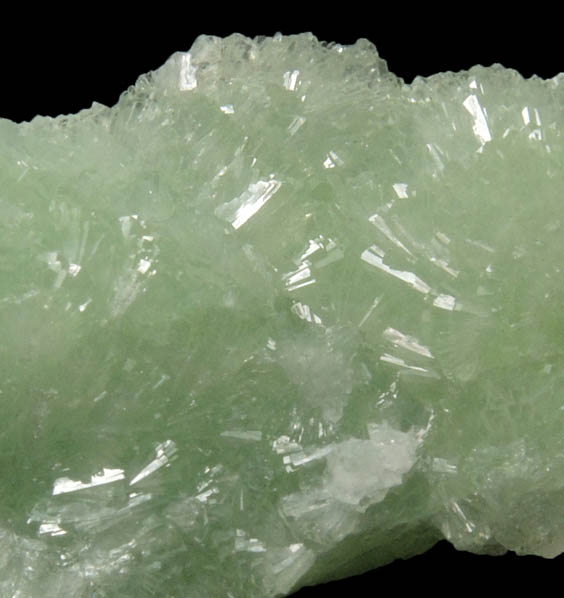 Adamite with Celestine from El Potosi Mine, Level 9, Santa Eulalia District, Aquiles Serdn, Chihuahua, Mexico