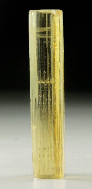 Beryl var. Heliodor (treated Aquamarine) with 0.51 carat gemstone from Gilgit District, Gilgit-Baltistan, Pakistan