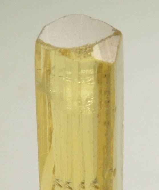 Beryl var. Heliodor (treated Aquamarine) with 0.51 carat gemstone from Gilgit District, Gilgit-Baltistan, Pakistan