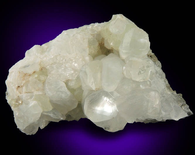 Datolite, Calcite, Prehnite from Prospect Park Quarry, Prospect Park, Passaic County, New Jersey