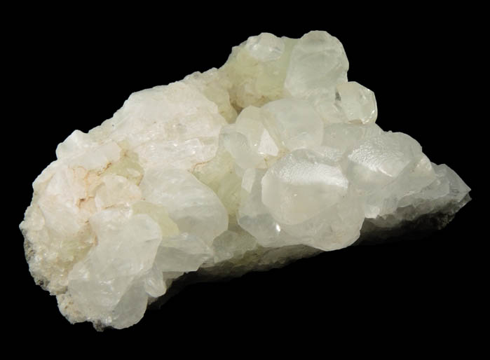 Datolite, Calcite, Prehnite from Prospect Park Quarry, Prospect Park, Passaic County, New Jersey