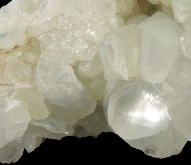 Datolite, Calcite, Prehnite from Prospect Park Quarry, Prospect Park, Passaic County, New Jersey