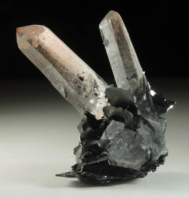 Hematite on Quartz from Jinlong, northeast of Guangzhou, Longchuan, Guangdong Province, China