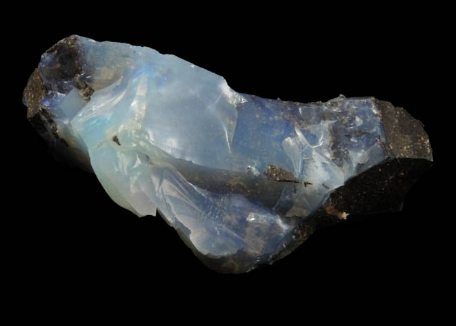 Opal var. Fire opal from Queensland, Australia