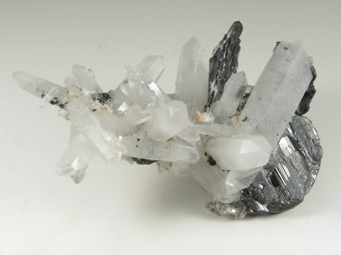 Hematite on Quartz from Cavradischlucht (Cavradi Gorge), Tujetsch, Grischun (Graubnden), Switzerland