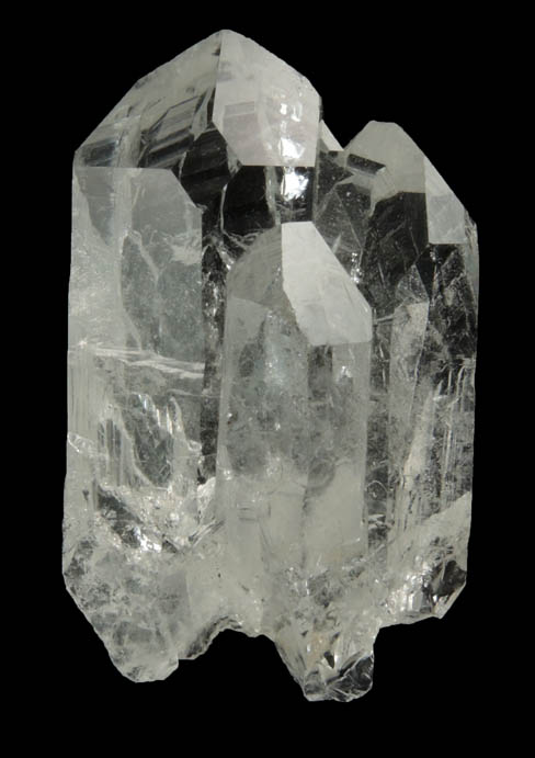 Quartz with uncommon S-face from Coleman's Mine, Miller's Mountain, Jessieville, Garland County, Arkansas