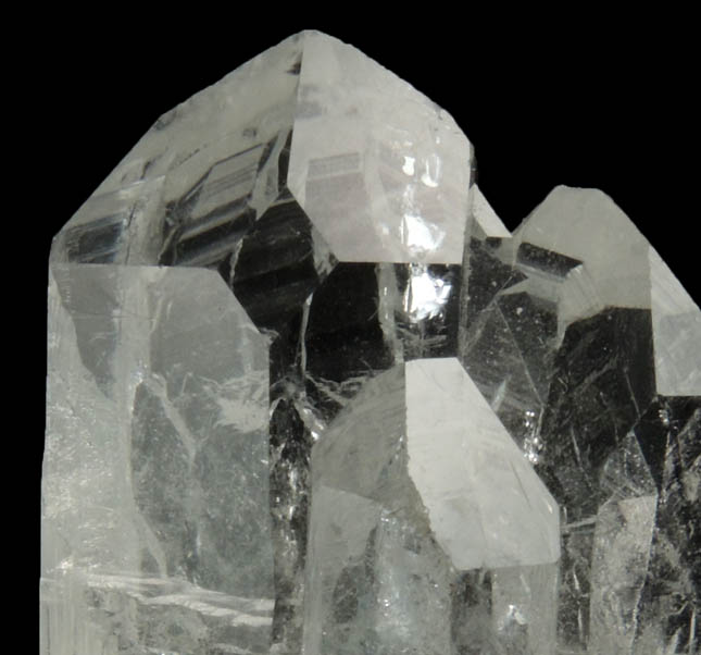 Quartz with uncommon S-face from Coleman's Mine, Miller's Mountain, Jessieville, Garland County, Arkansas