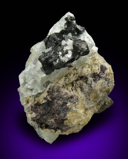 Babingtonite from Cheapside Quarry, East Deerfield, Franklin County, Massachusetts