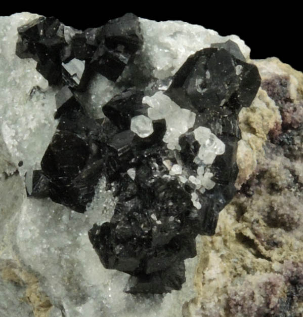 Babingtonite from Cheapside Quarry, East Deerfield, Franklin County, Massachusetts