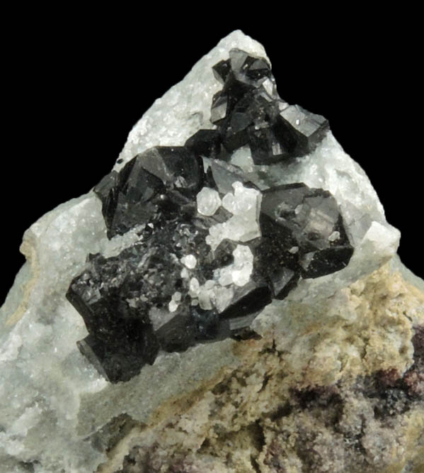 Babingtonite from Cheapside Quarry, East Deerfield, Franklin County, Massachusetts