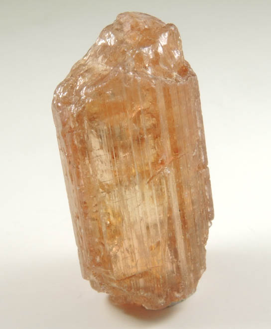 Elbaite Tourmaline (unusual orange-pink color) from Minas Gerais, Brazil