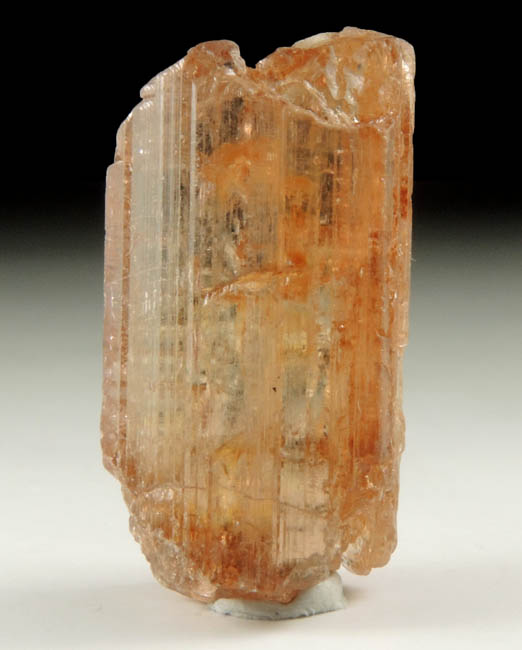 Elbaite Tourmaline (unusual orange-pink color) from Minas Gerais, Brazil