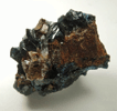 Lazulite and Quartz on Siderite from Rapid Creek, 70 km northwest of Aklavik, Yukon, Canada