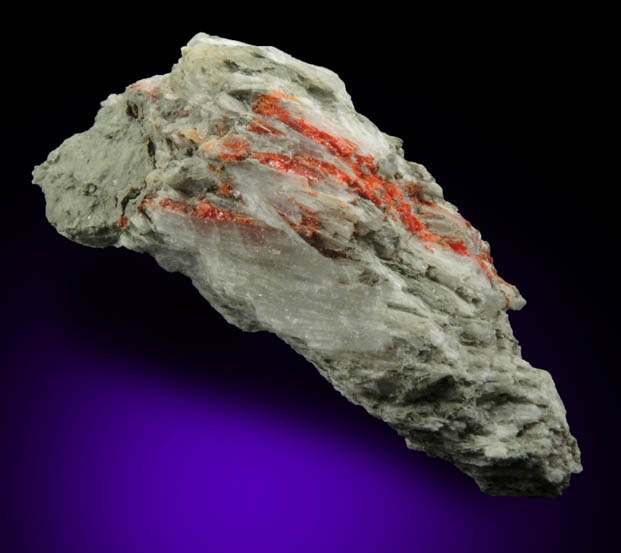 Realgar in Ulexite and Colemanite from Boron, Kern County, California