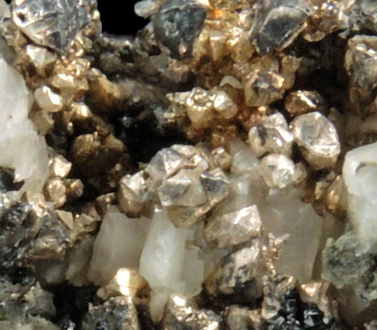 Silver with Calcite from Andres del Rio District, Batopilas, Chihuahua, Mexico