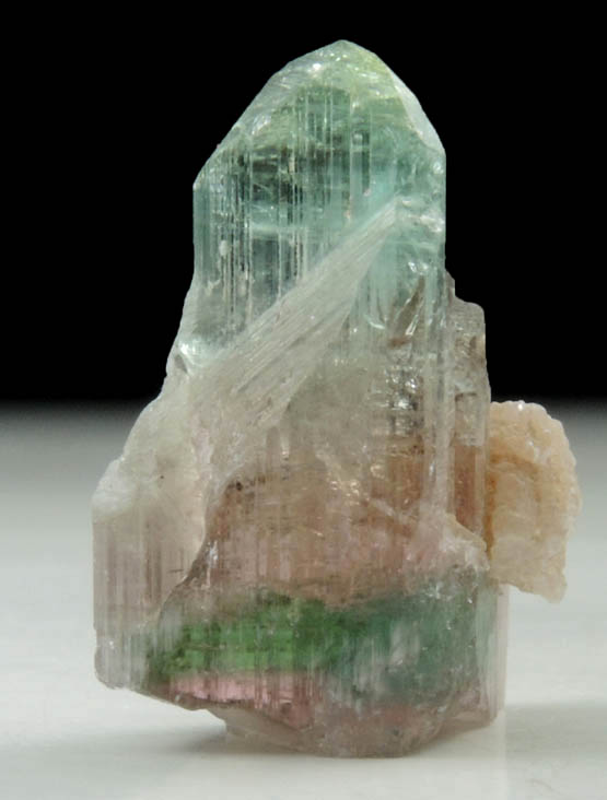 Elbaite Tourmaline with Lepidolite from Pederneira Mine, Sao Jos da Safira, Minas Gerais, Brazil