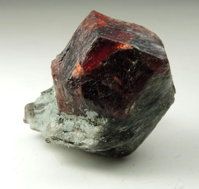 Almandine Garnet from Garnet Ledge, east shore of Stikine River Delta, 11 km north of Wrangell, Alaska