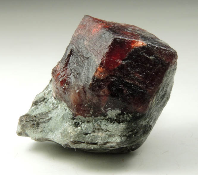 Almandine Garnet from Garnet Ledge, east shore of Stikine River Delta, 11 km north of Wrangell, Alaska