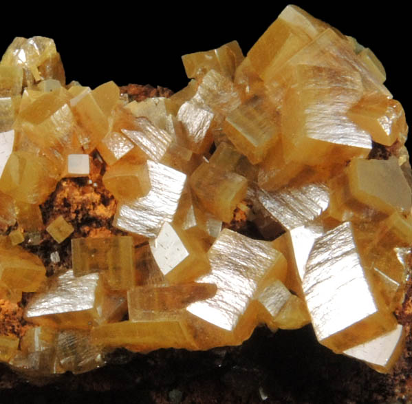 Wulfenite with minor Mottramite from Mina Ojuela, Mapimi, Durango, Mexico