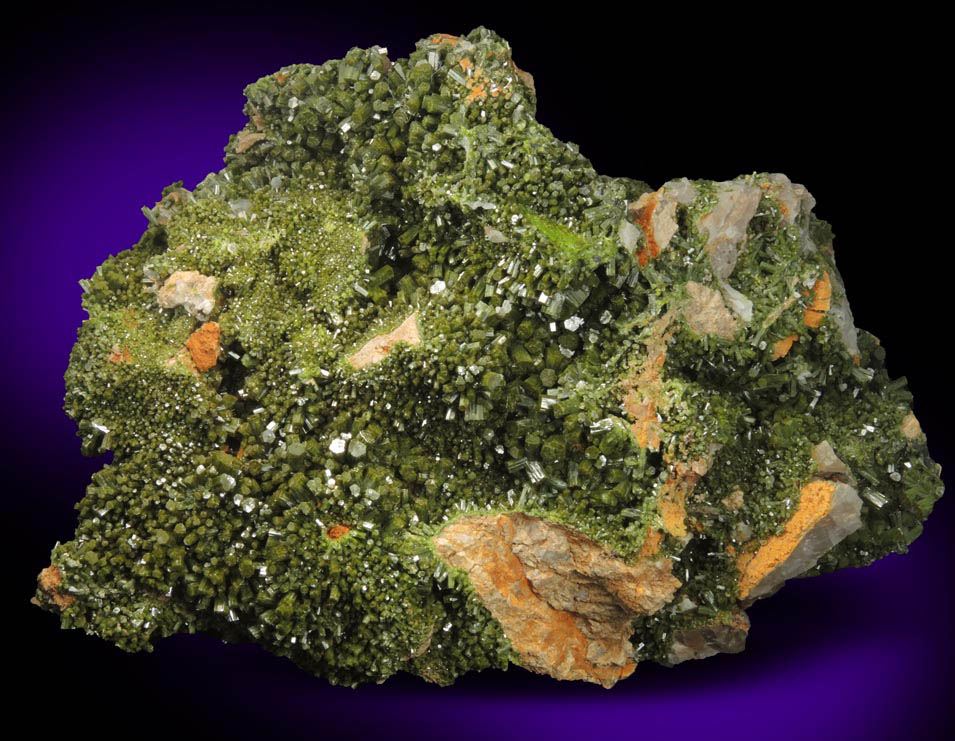 Pyromorphite from Wheatley Mine, Phoenixville District, Chester County, Pennsylvania