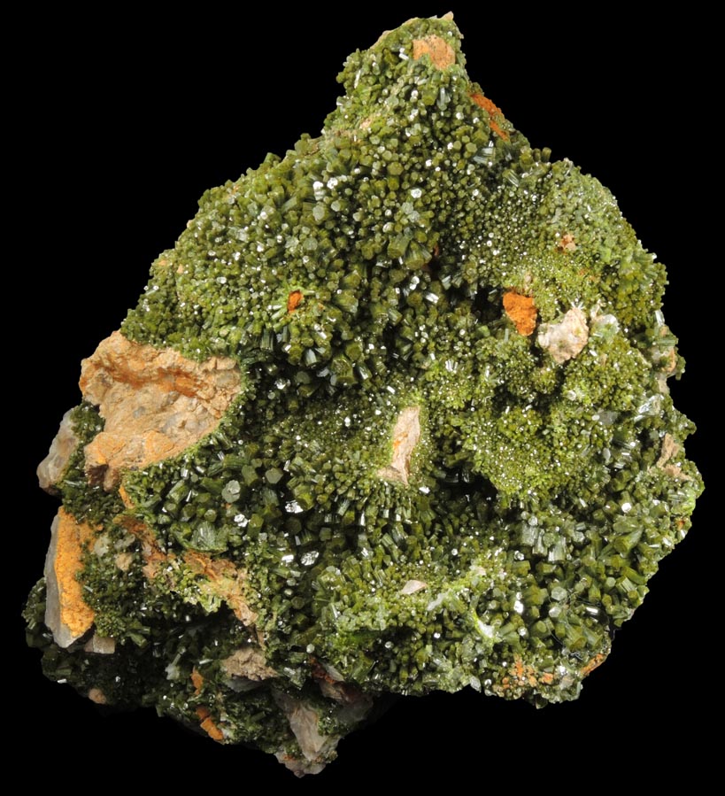 Pyromorphite from Wheatley Mine, Phoenixville District, Chester County, Pennsylvania