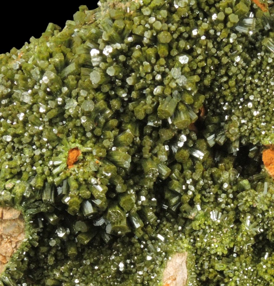 Pyromorphite from Wheatley Mine, Phoenixville District, Chester County, Pennsylvania