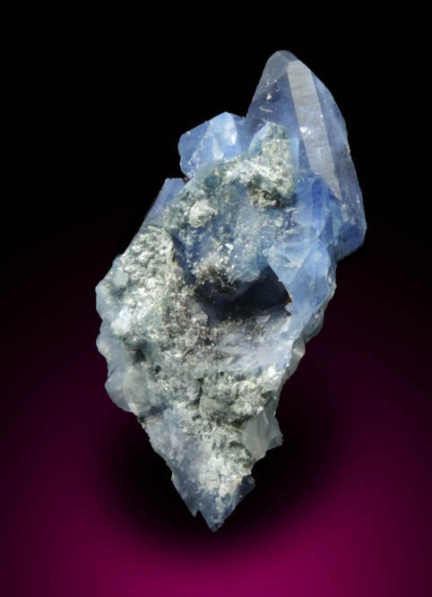 Benitoite from Benitoite Gem Mine, New Idria District, San Benito County, California (Type Locality for Benitoite)